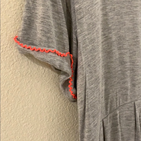 Anthropologie Gray peplum top - Picture 2 of 4